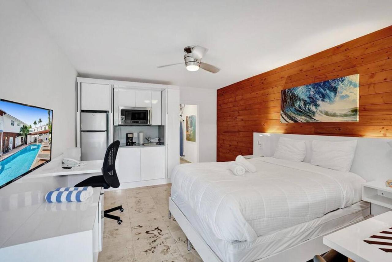 Waves Beach Town Cozy Studio Apartment Pompano Beach Eksteriør bilde